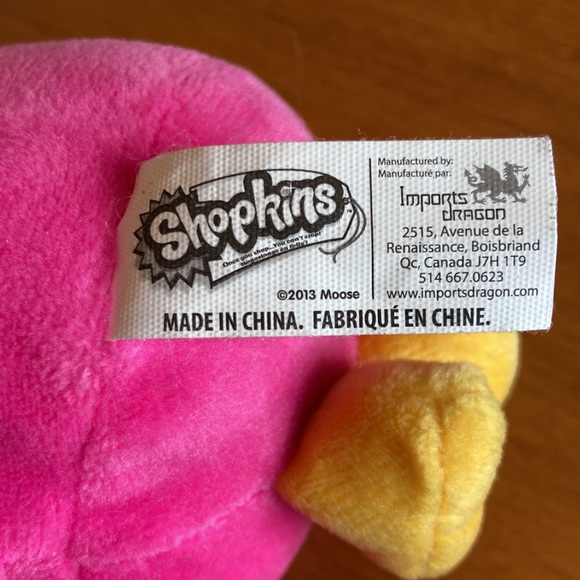 🌺 SHOPKINS Lippy Lips Lipstick Plush Toy - Picture 5 of 6